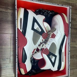 2012 Air Jordan 4’s Fire Red